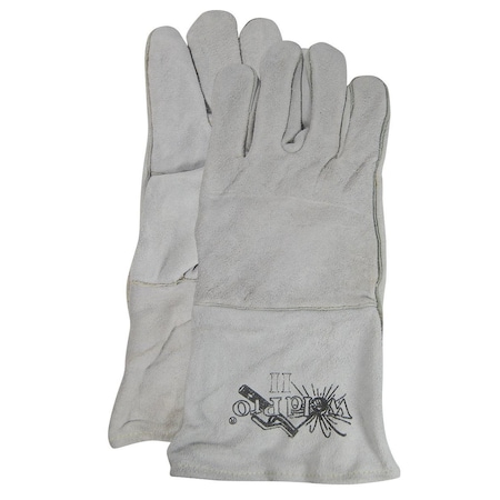 MAGID Weld Pro Gunn Pattern Leather Welding Gloves, 12PK T5555